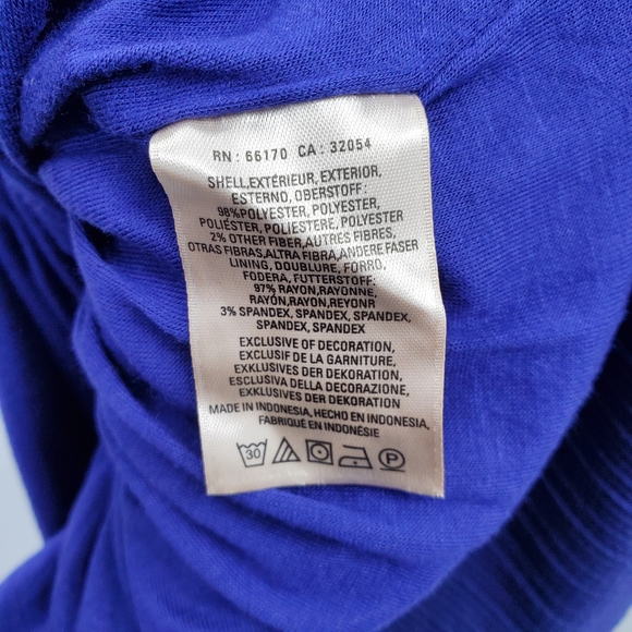 Anthropologie Maeve Ruffles Ottoman Dress Blue - Picture 9 of 9